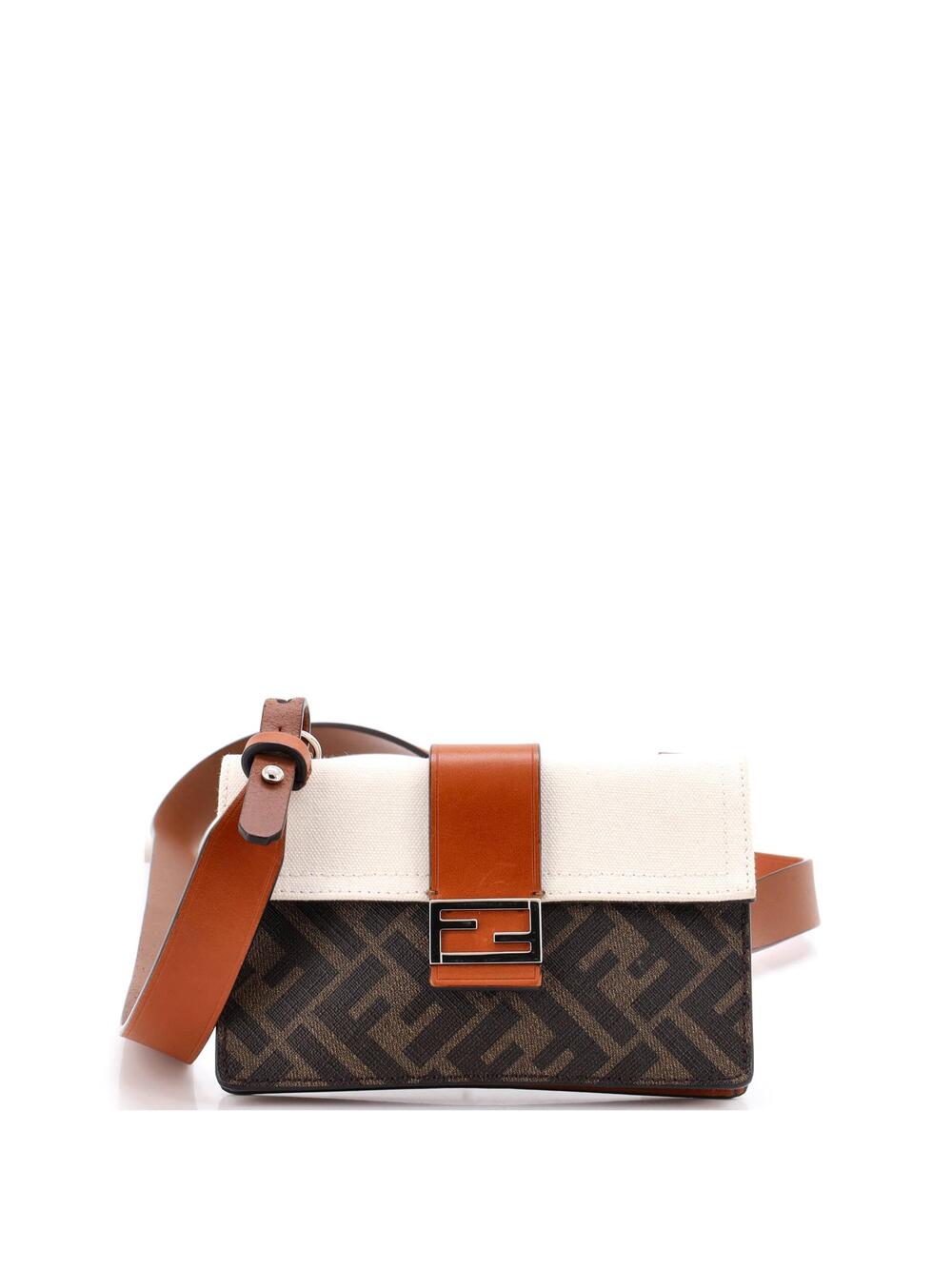 Fendi Baguette Convertible Pouch Canvas #370599F74B